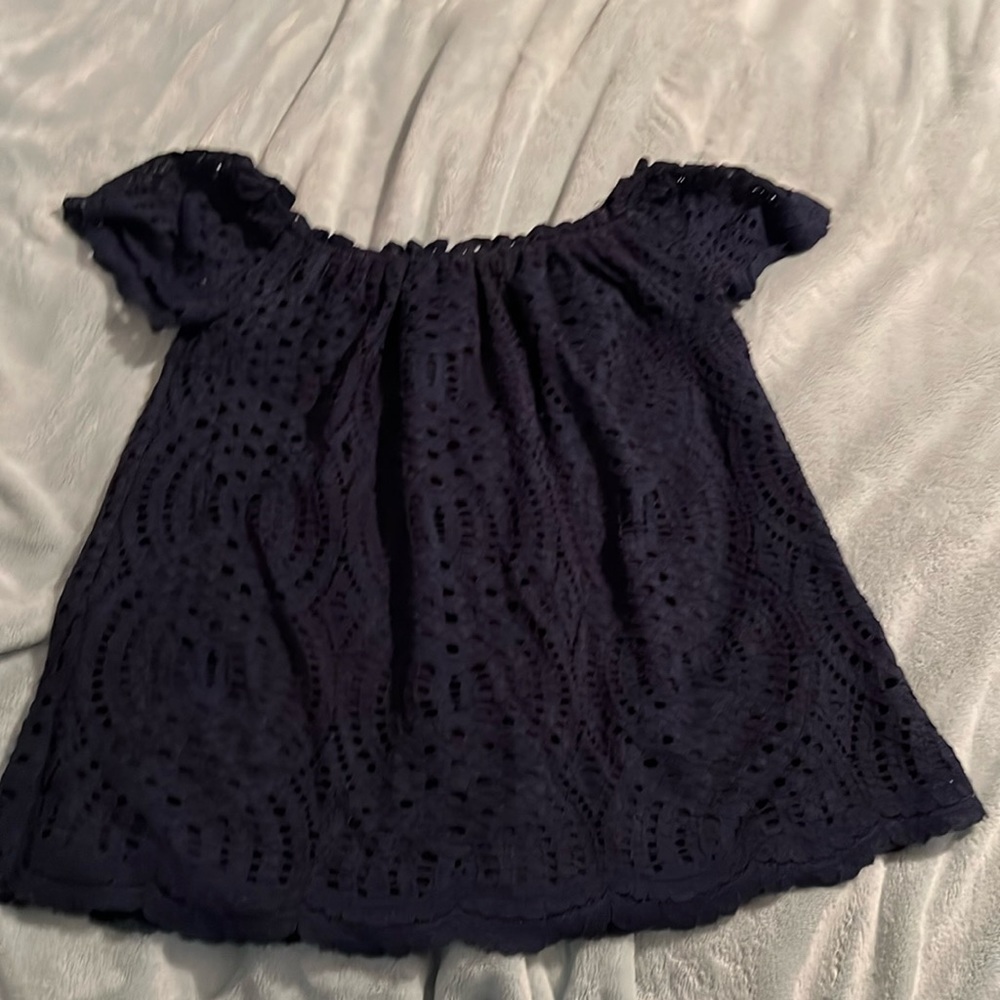 Lilly Pulitzer Marble Top Navy size small